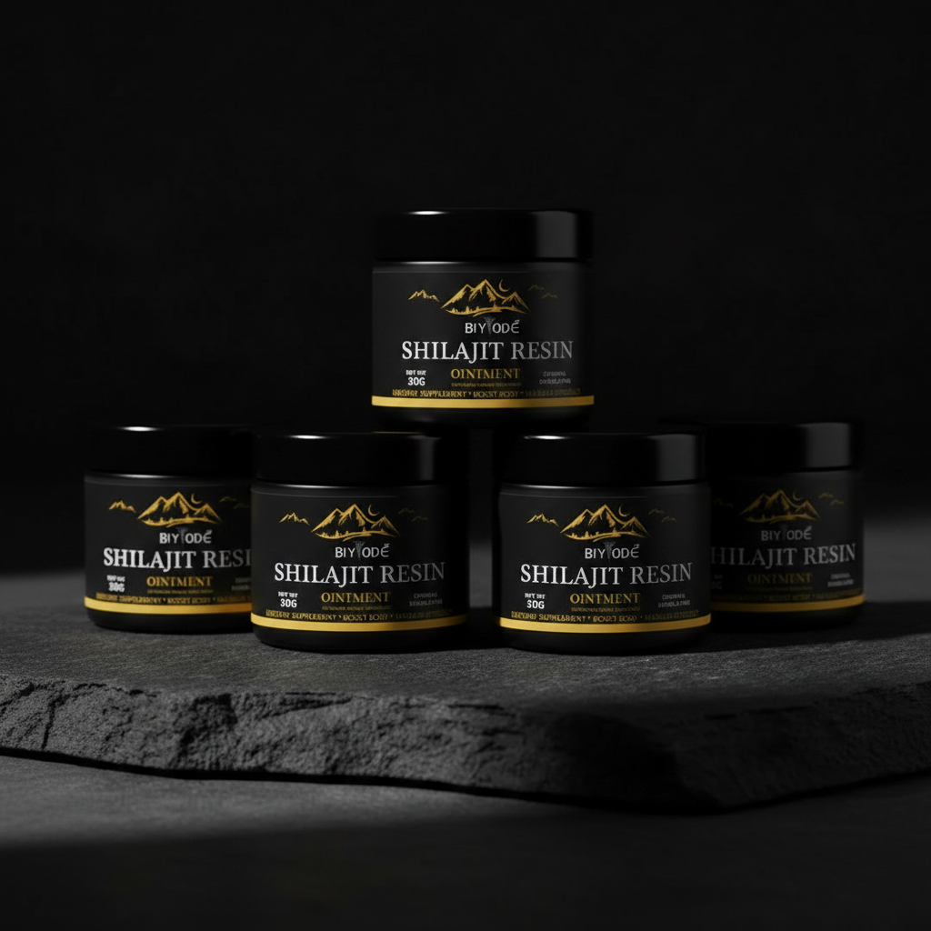 Kit 4 Mesi - Shilajit 🏆 | 5 Potes | Risultati Profondi dall'Himalaya